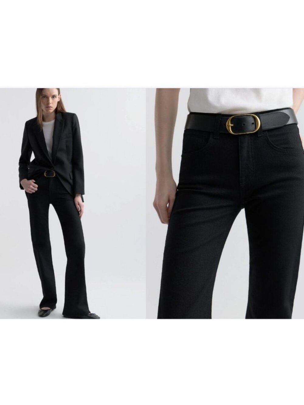 Nili Lotan CELIA JEAN Mid-Rise Flare Stretch Denim 27